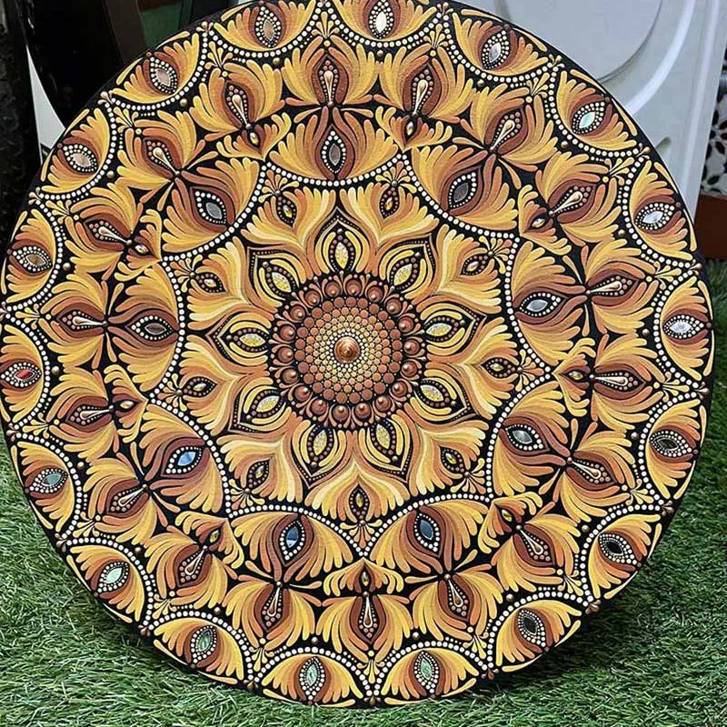 16” Golden Bloom Mandala - 3