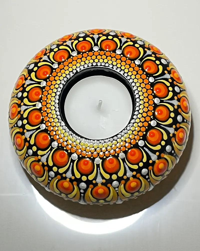 Marigold Radiance Tea Light Holder - 4
