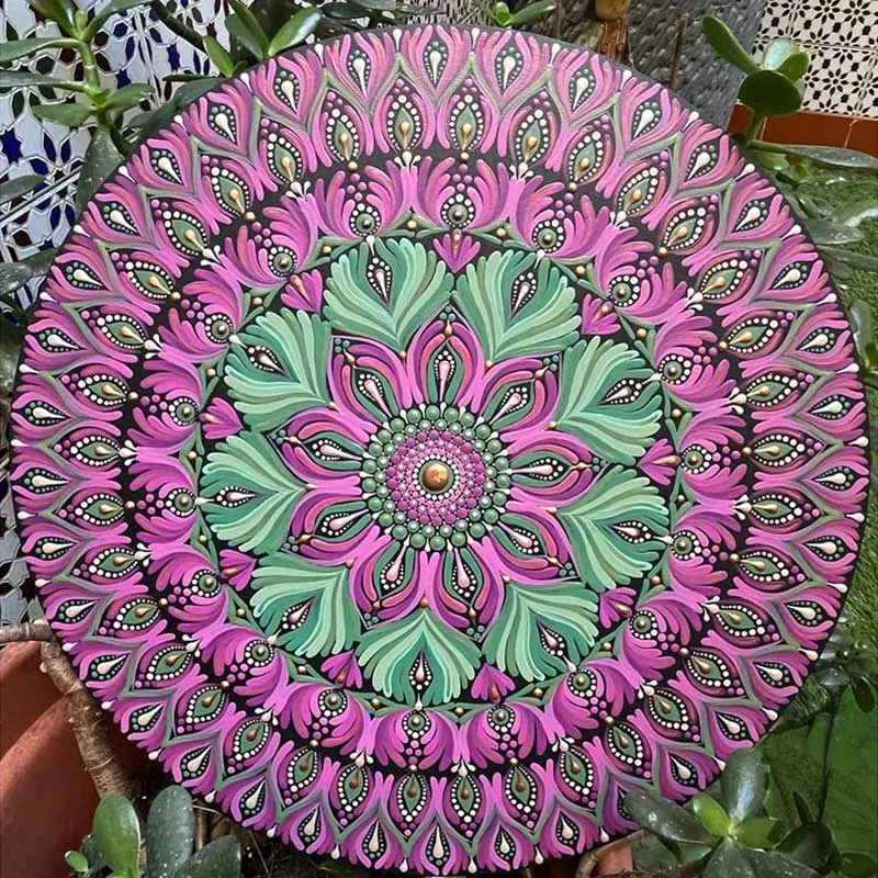 18” Purple Blush Mandala - 2