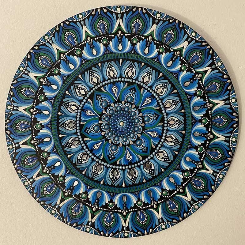 18” Calm Chaos Mandala