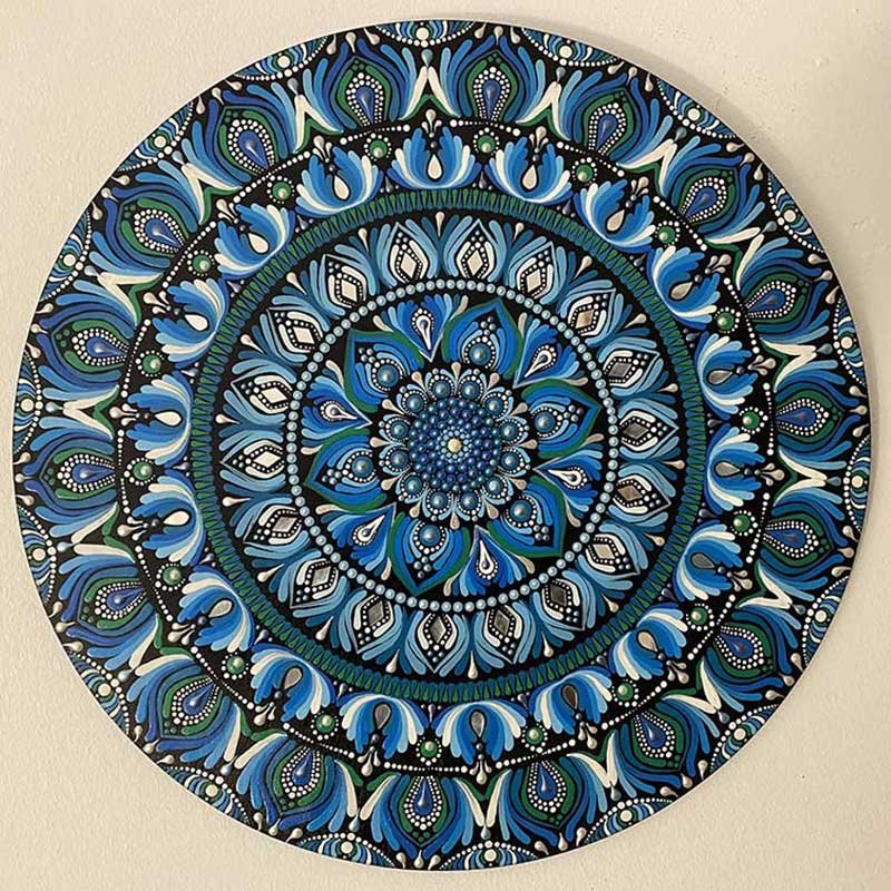18” Calm Chaos Mandala - image 2