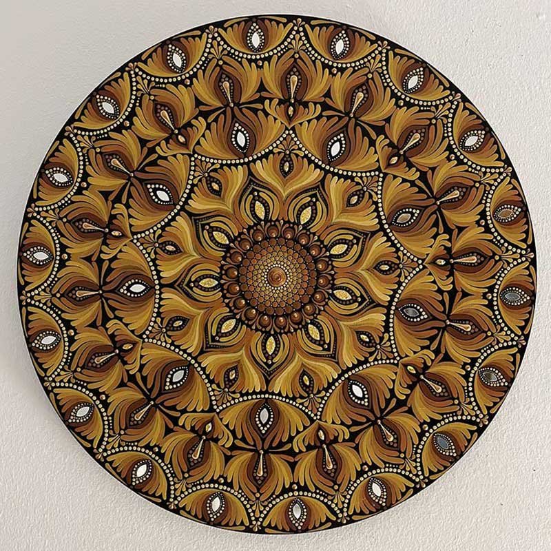 16” Golden Bloom Mandala
