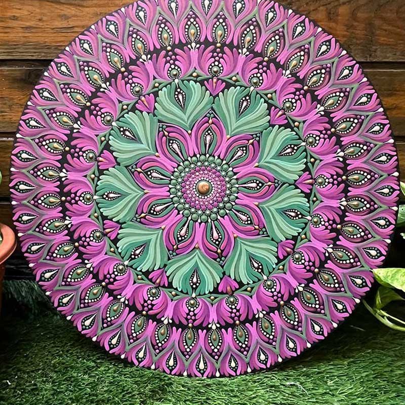 18” Purple Blush Mandala
