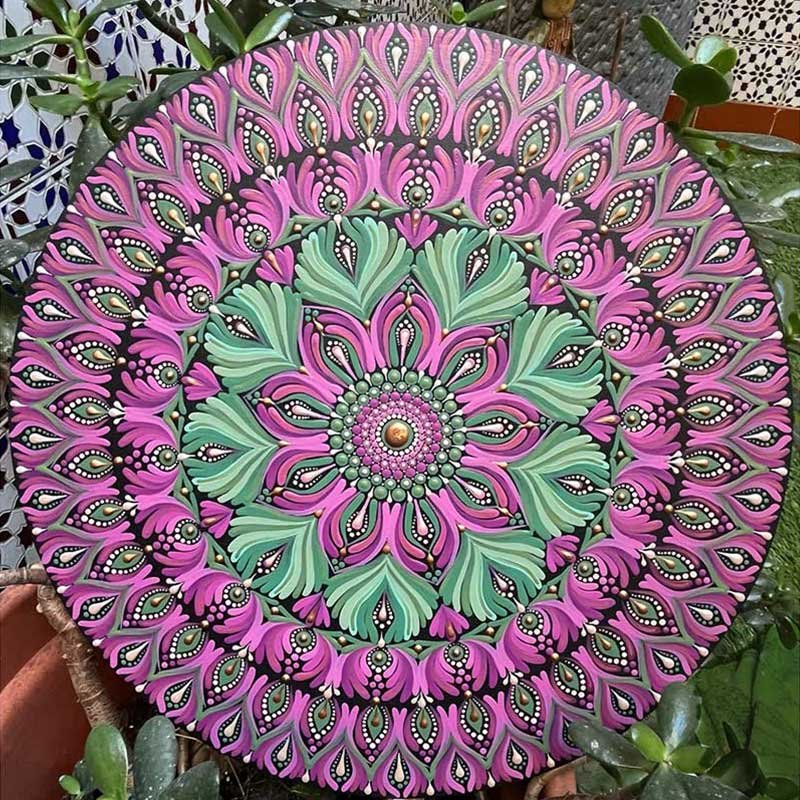 18” Purple Blush Mandala - image 2