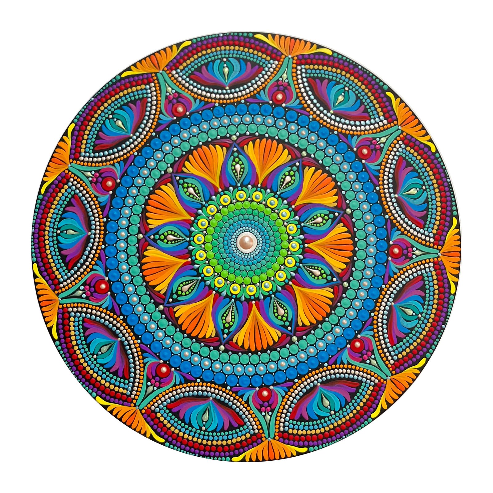 16” Rainbow Mandala